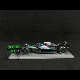 George Russell Mercedes W16 n° 63 Sieger Kanada GP 2025 mit Pit Board 1/43 Spark S9616