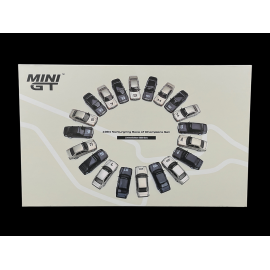 Set of 20 Mercedes-Benz 190E Evo1 Nürburgring Race of Champions 1984 1/64 Mini GT MGTS0016