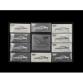Set von 20 Mercedes-Benz 190E Evo1 Nürburgring Race of Champions 1984 1/64 Mini GT MGTS0016