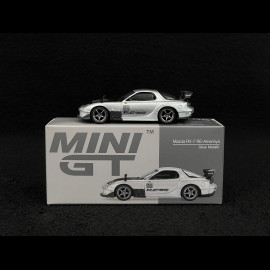 Mazda RX7 FD3S RE-Amemiya 2004 Silbergrau Metallic 1/64 Mini GT MGT01106-L