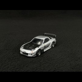 Mazda RX7 FD3S RE-Amemiya 2004 Silbergrau Metallic 1/64 Mini GT MGT01106-L