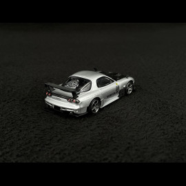 Mazda RX7 FD3S RE-Amemiya 2004 Silver Grey Metallic 1/64 Mini GT MGT01106-L