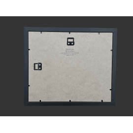 Ayrton Senna Rahmen McLaren MP4/4 1988 Schwarzer Holzrahmen mit Skizze 25 x 30 cm - Uli Ehret