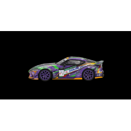 Toyota GR Supra Kuhl D1GP Evangelion Racing 2021 Lila / Grün 1/64 Mini GT MGT00951-BL
