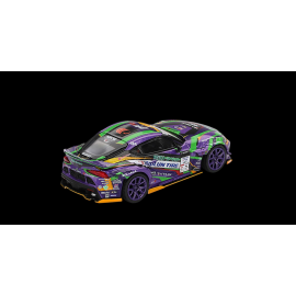 Toyota GR Supra Kuhl D1GP Evangelion Racing 2021 Purple / Green 1/64 Mini GT MGT00951-BL