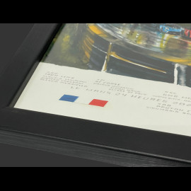 24h LeMans Frame "The Mulsanne Kink" 2023 Black Wooden Frame 25 x 30 cm - Uli Ehret