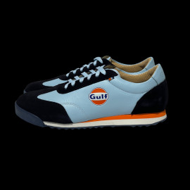 Gulf Leather Shoe Light Blue / Navy Blue GU252FWM04-125