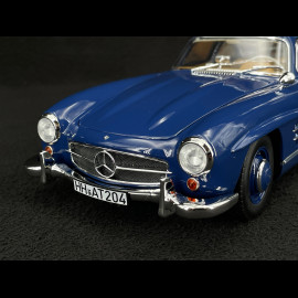 Mercedes-Benz 300 SL Gullwing 1954 Blue 1/18 Norev 183852