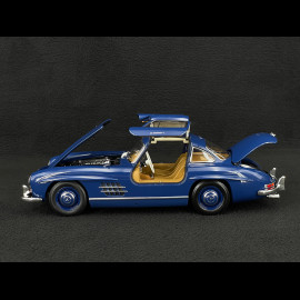 Mercedes-Benz 300 SL Gullwing 1954 Blau 1/18 Norev 183852