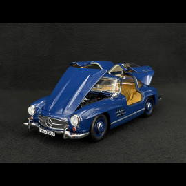 Mercedes-Benz 300 SL Gullwing 1954 Blue 1/18 Norev 183852