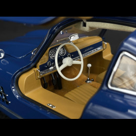 Mercedes-Benz 300 SL Gullwing 1954 Blue 1/18 Norev 183852