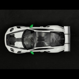Porsche 911 GT3 RS Type 992 2022 Tribute To 1972 Carrera RS Weissach Package White / Green Stripes 1/18 Norev 187372