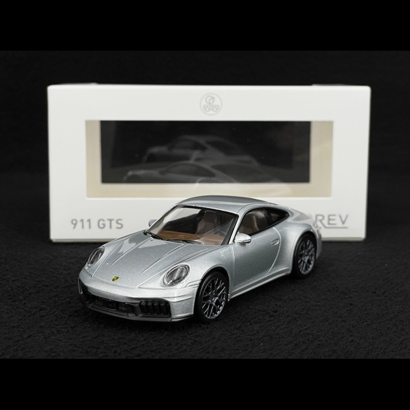 Porsche 911 Carrera GTS Typ 992.2 2024 Polarsilbergrau 1/43 Norev Jet Car 750065