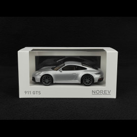 Porsche 911 Carrera GTS Type 992.2 2024 Polar Silver Grey 1/43 Norev Jet Car 750065