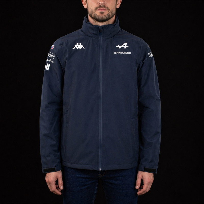 Alpine Jacket Endurance Team Windbreaker Kappa Navy Blue 311S23W-K89 - unisex