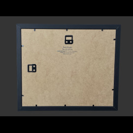 Porsche Frame 911 Coupe Type 991 2019 Porsche Speed Cup Spa  Black Wooden Frame with Sketch 25 x 30 cm - Uli Ehret