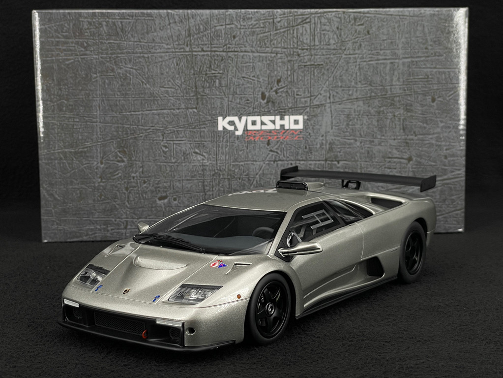 Lamborghini Diablo GTR 1999 Titanium Grey 1/18 Kyosho KSR18509S