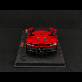 Ferrari F80 2024 Rosso Supercar / Zweifarbige Carbonfelgen 1/18 BBR Models P18253H