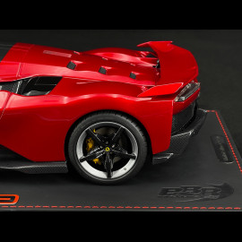 Ferrari F80 2024 Rosso Supercar / Two-Tone Carbon Rims 1/18 BBR Models P18253H