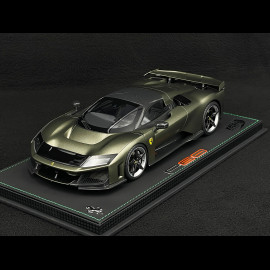 Ferrari F80 2024 Verde Masoni Opaco / Zweifarbige Carbonfelgen 1/18 BBR Models P18253I1