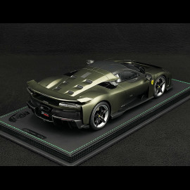 Ferrari F80 2024 Verde Masoni Opaco / Zweifarbige Carbonfelgen 1/18 BBR Models P18253I1