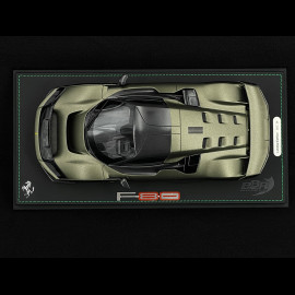 Ferrari F80 2024 Verde Masoni Opaco / Two-Tone Carbon Rims 1/18 BBR Models P18253I1