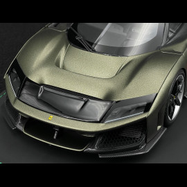 Ferrari F80 2024 Verde Masoni Opaco / Two-Tone Carbon Rims 1/18 BBR Models P18253I1