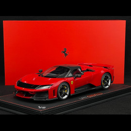 Ferrari F80 2024 Rosso Corsa / Two-Tone Carbon Rims 1/18 BBR Models P18253A1