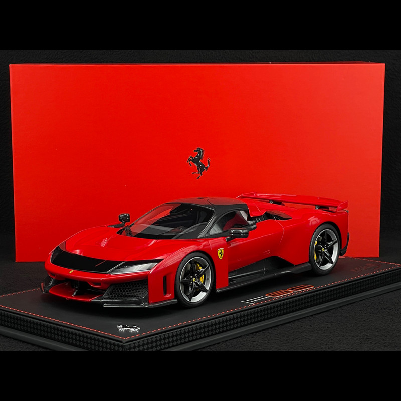 Ferrari F80 2024 Rosso Corsa / Two-Tone Carbon Rims 1/18 BBR Models P18253A1