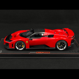 Ferrari F80 2024 Rosso Corsa / Zweifarbige Carbonfelgen 1/18 BBR Models P18253A1