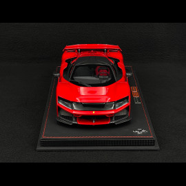 Ferrari F80 2024 Rosso Corsa / Zweifarbige Carbonfelgen 1/18 BBR Models P18253A1