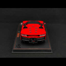 Ferrari F80 2024 Rosso Corsa / Two-Tone Carbon Rims 1/18 BBR Models P18253A1