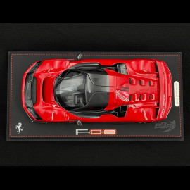Ferrari F80 2024 Rosso Corsa / Two-Tone Carbon Rims 1/18 BBR Models P18253A1