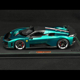 Ferrari F80 2024 Jewel Green / Two-Tone Carbon Rims 1/18 BBR Models P18253F1