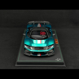 Ferrari F80 2024 Jewel Green / Two-Tone Carbon Rims 1/18 BBR Models P18253F1