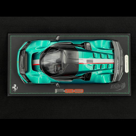 Ferrari F80 2024 Juwelengrün / Zweifarbige Carbonfelgen 1/18 BBR Models P18253F1