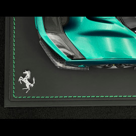 Ferrari F80 2024 Juwelengrün / Zweifarbige Carbonfelgen 1/18 BBR Models P18253F1