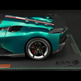 Ferrari F80 2024 Juwelengrün / Zweifarbige Carbonfelgen 1/18 BBR Models P18253F1