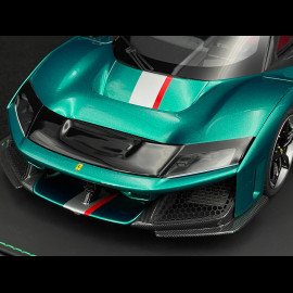 Ferrari F80 2024 Jewel Green / Two-Tone Carbon Rims 1/18 BBR Models P18253F1