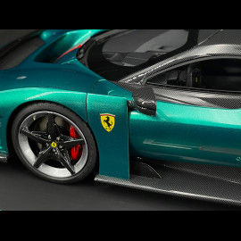 Ferrari F80 2024 Juwelengrün / Zweifarbige Carbonfelgen 1/18 BBR Models P18253F1
