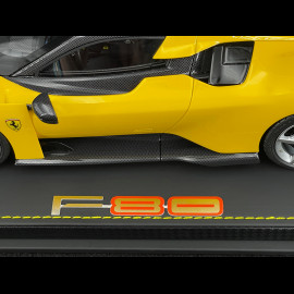 Ferrari F80 2024 Giallo Modena / Silver Rims 1/18 BBR Models P18253L