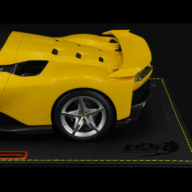Ferrari F80 2024 Giallo Modena / Silberne Felgen 1/18 BBR Models P18253L