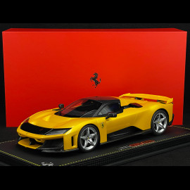 Ferrari F80 2024 Giallo Tristrato / Silberne Felgen 1/18 BBR Models P18253B