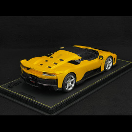 Ferrari F80 2024 Giallo Tristrato / Silver Rims 1/18 BBR Models P18253B