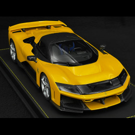 Ferrari F80 2024 Giallo Tristrato / Silver Rims 1/18 BBR Models P18253B