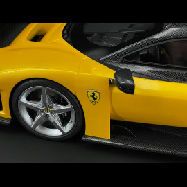 Ferrari F80 2024 Giallo Tristrato / Silver Rims 1/18 BBR Models P18253B