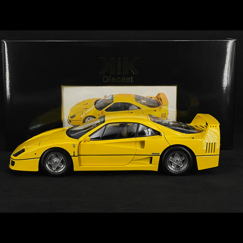 Ferrari F40 1987 Yellow 1/12 KK Scale KKDC120252