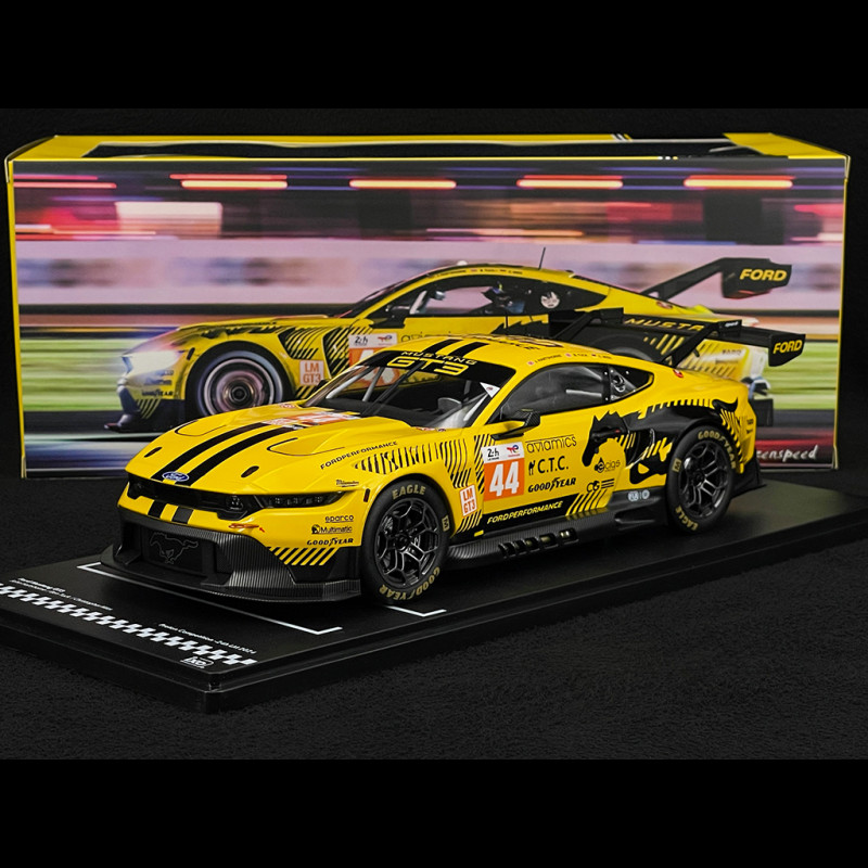Ford Mustang GT3 n° 44 4th 24h Le Mans 2024 1/18 Ixo LEGTMUS-LM24044