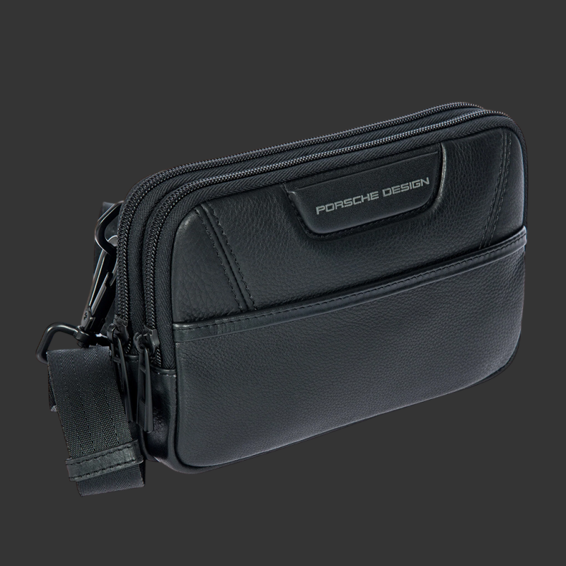 Porsche Design Leder-Schultertasche Roadster Evo Schwarz OLH01542.001