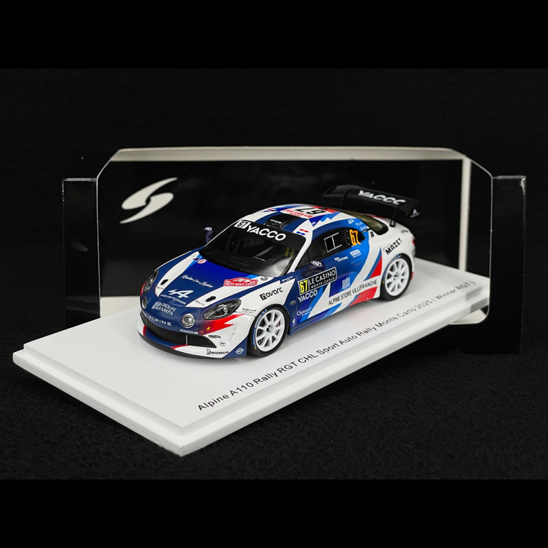 Alpine A110 Rally RGT n° 67 Sieger RGT Rallye Monte Carlo 2025 1/43 Spark S6895